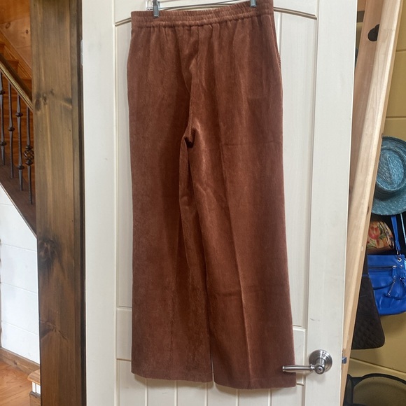 Like New! Industry copper brown Wide leg corduroy pants - Picture 3 of 5